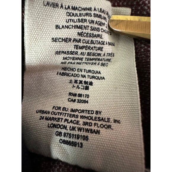 Free People Modern Love Bustier Crop Top Plaid Size 4 Academia Cottage‎ Coquette - Picture 8 of 9